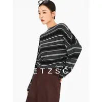 尼采 官方直营｜波谱｜1oo%羊毛 慵懒时髦百搭宽松显瘦女装毛衣1756