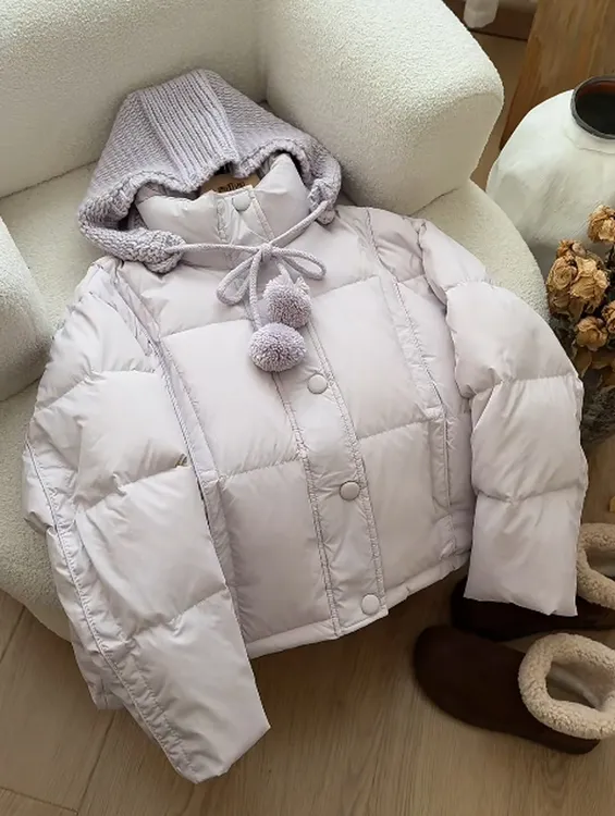 短款棉服女小众设计感减龄学生保暖外套2025冬季新款小个子面包服