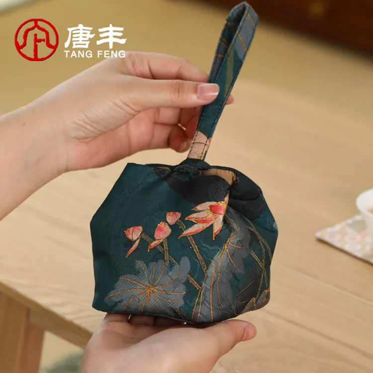 唐丰2025新款加厚收纳旅行包布袋茶具户外便携式布包主人杯茶杯袋