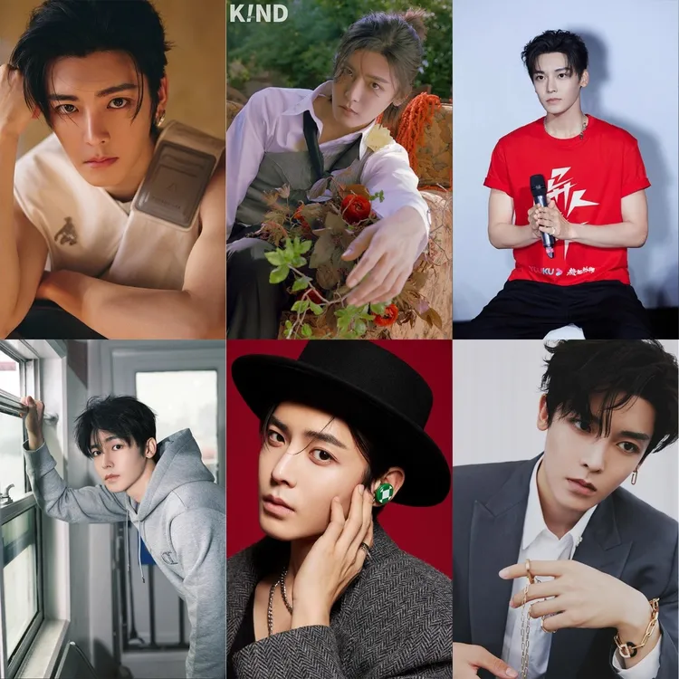 侯明昊男明星海报演员歌手图片帅哥宿舍寝室装饰大海报墙贴纸粘画