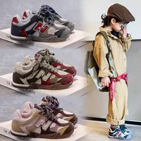 【伯妮专属】运动鞋2025韩版新款男童鞋子老爹鞋时尚字母网鞋2031