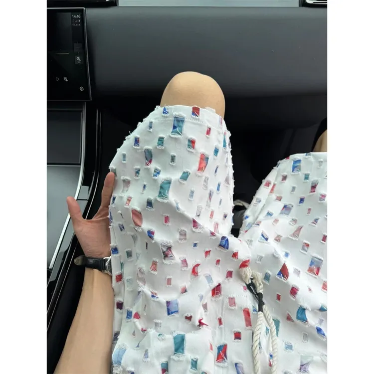 多巴胺彩色格子短裤男款夏季松弛感宽松休闲中裤篮球运动五分裤子