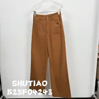 【SHUTIAO】2025夏季：新款小众设计款裤子B25F04243