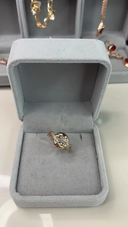 铜合金戒指 镀俄罗斯585紫金戒指