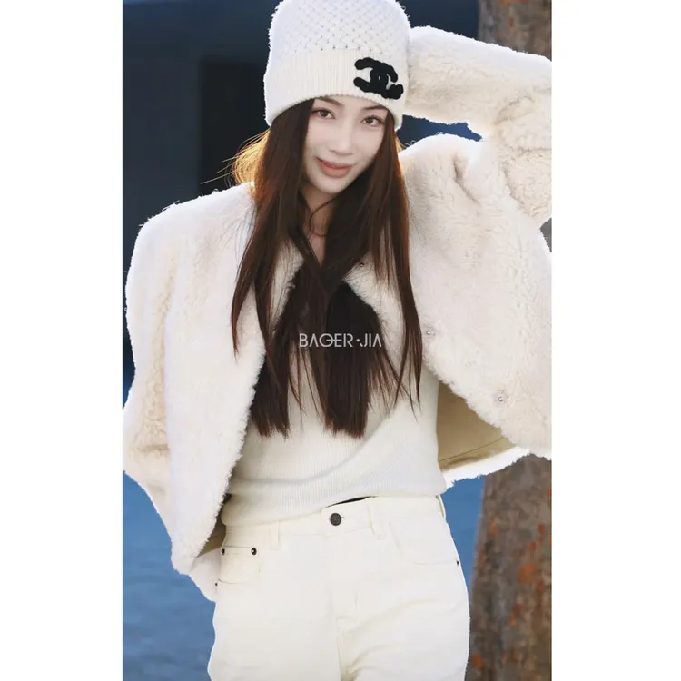 88-【美杜莎】宝儿家含幂BI20325411冬季美杜莎冰岛皮毛一体外套