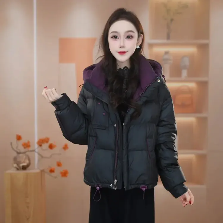 【羽绒服】妍2025新款冬季气质时尚轻奢保暖白鸭绒羽绒服#25-B95A