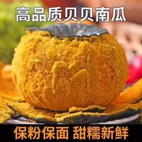 【贝贝南瓜】山东贝贝南瓜正宗板栗小南瓜代餐粗粮4.5斤3-7个