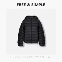 Free&Simple-'排骨羽绒‘秋冬款时尚加绒款连帽羽绒服-2618