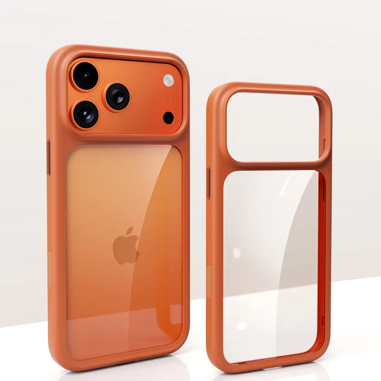 适用苹果17ProMax手机壳透明iPhone17Pro全包防摔AI相机按键保护