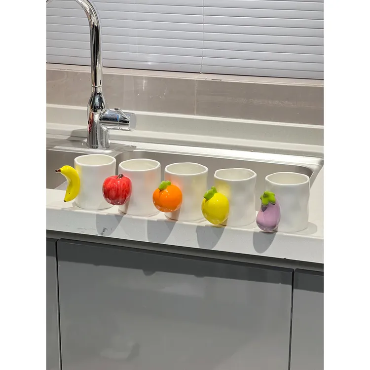 ANNAHOUSE陶瓷马克杯咖啡杯杯子水果生日礼物女生陶瓷水杯YF