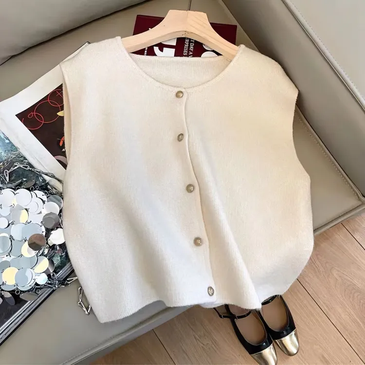 韩版轻奢冬季新款马甲女外穿保暖上班内穿马甲大码宽松外搭背心