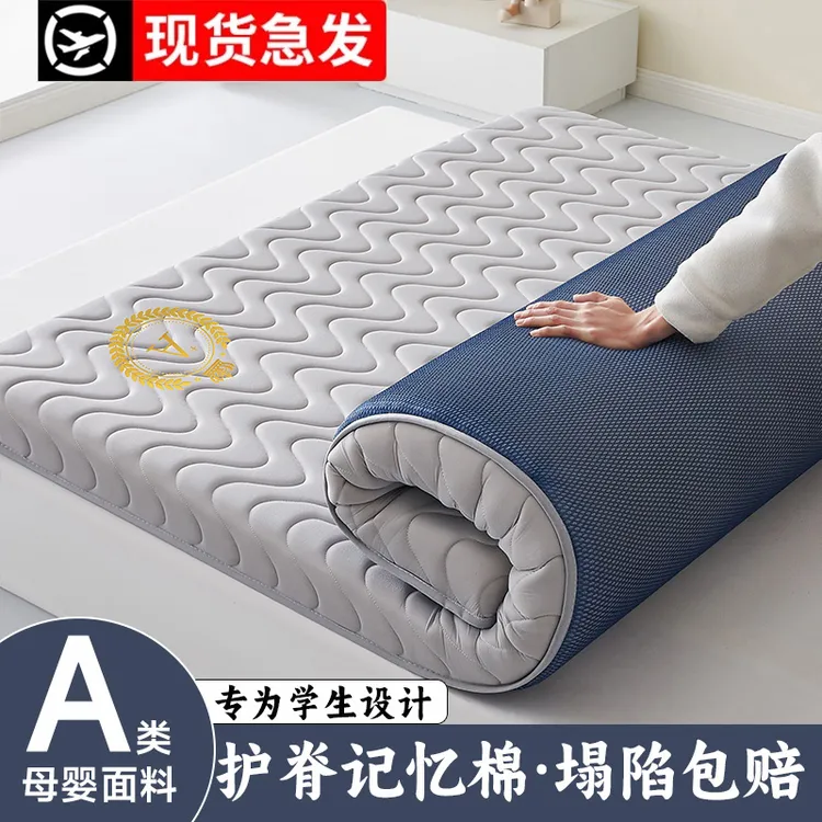 加厚床垫学生宿舍住校1.2米x1.9米专用床垫租房卧室专用单人软垫