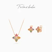 TWINS LULU 流光风新品轻奢首饰高级感老花项链女款TSJ9955