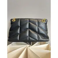 TOLEX2025新款m时尚百搭云手工女包黑色