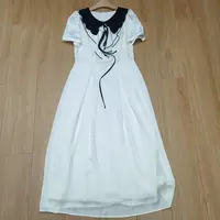 【南油玲姐】白色短袖连衣裙51456
