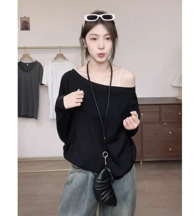 现货速发孕妇装2025春季新款洋气时尚Tt长袖95棉亲肤万能百搭舒服