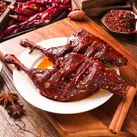 【三个大鸭腿】油泼辣子大鸭腿香辣红油开袋即食夜宵