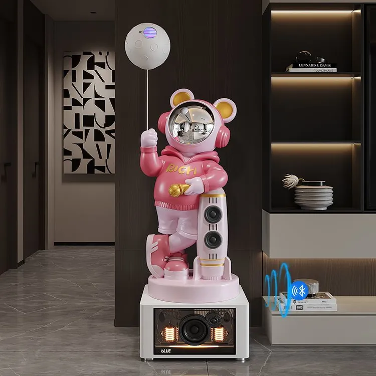 星空灯太空宇航员新房客厅K歌电视柜两旁装饰品大型落地摆件乔迁