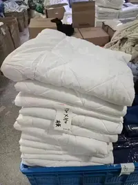 《兵哥外贸》3楼120x150白色超软绗缝丝绵小被子 发1张