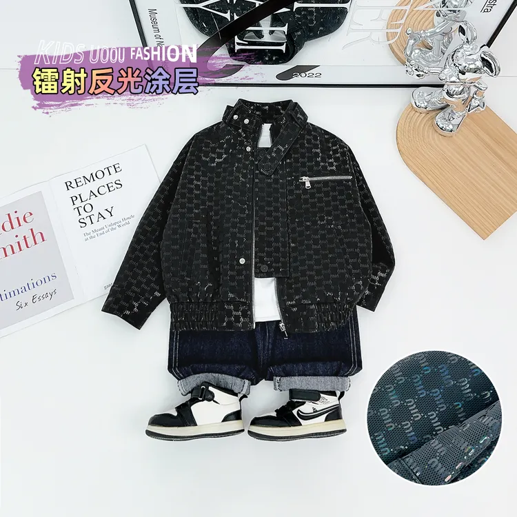 男童外套秋季中大儿童皮衣2025新款上衣韩版BQ25939Z悠悠童话童装