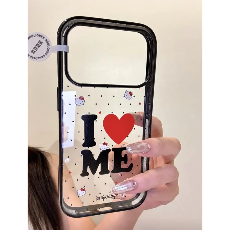 BANCA韩系波点Kitty适用苹果16/17promax手机壳iPhone15/14/13/12