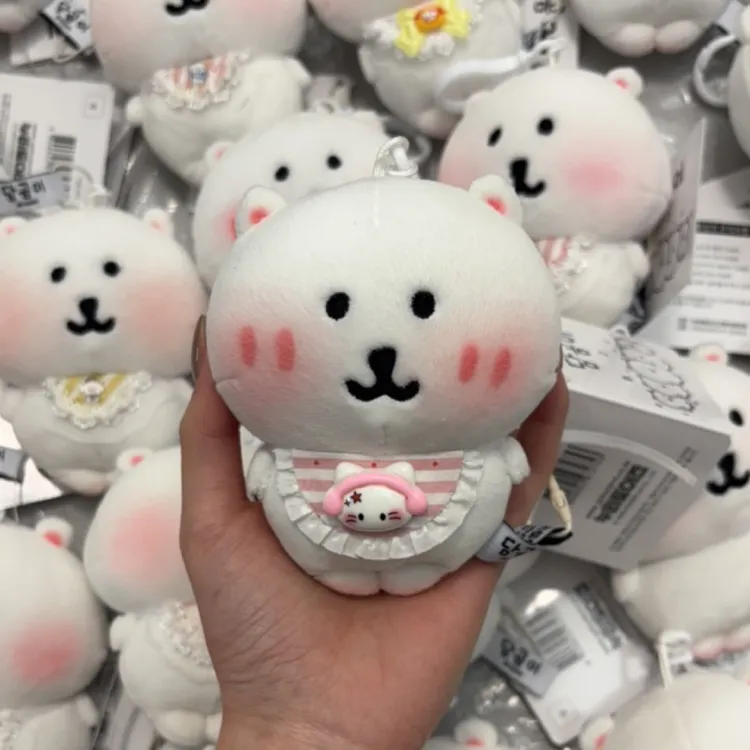 【旧版24年批次】13cm站姿自嘲熊旧版，直播挑脸送口水巾