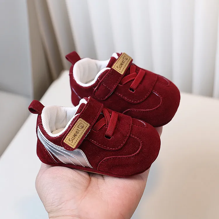 春秋款男女宝宝3-6-9-12个月防滑步前鞋宝宝鞋子软底婴幼儿步前鞋