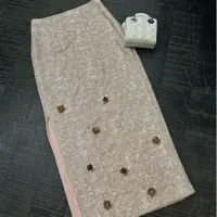 大气元（半身裙）立体花朵亮片裙