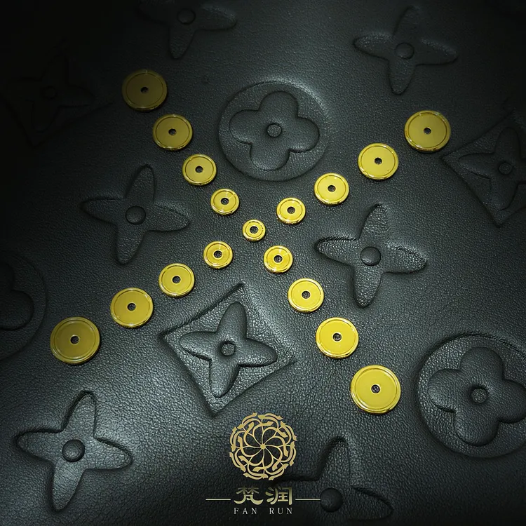 足银玻璃银制品 足银制品FR【车轮隔片系列】文玩5D无氰电铸工艺2店