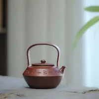 逸鸣提梁 梅易晞全手制/陶刻/底槽青/200毫升