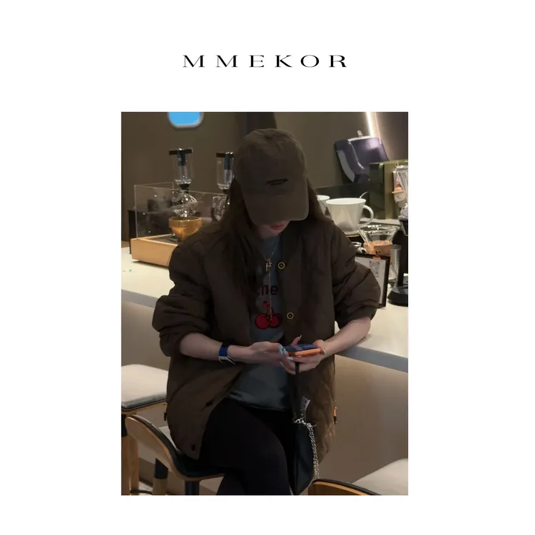 MMEKOR “黄油可颂”棉服 2025新款秋款活力常青藤休闲上衣 30281