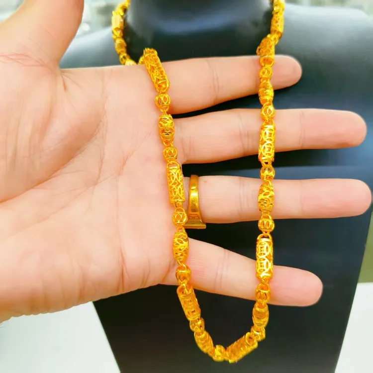 铜合金项链 霸气素款商务风潮流饰品男时尚