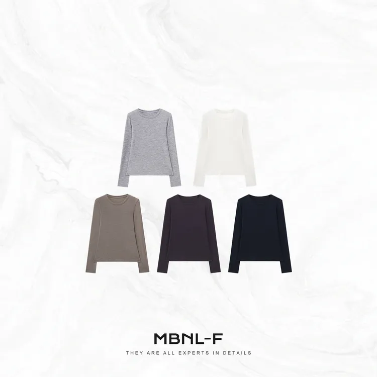 MBNL-F“云感打底” 100%羊毛超软亲肤毛织长袖T恤 秦磊XM-XSY2688