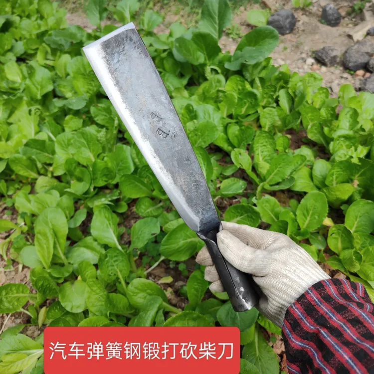 汽车弹簧钢锻打户外砍柴砍竹露营排障开路高硬度工具