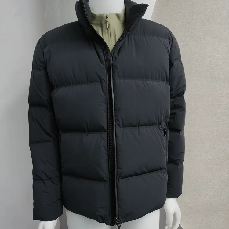 飒沃MY88758黑男士羽绒服