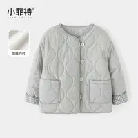 小菲特女童冬装加厚外套中大童日系风棉服儿童保暖上衣YNYD56078