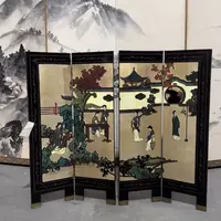 绘画框画屏风茶空间设计