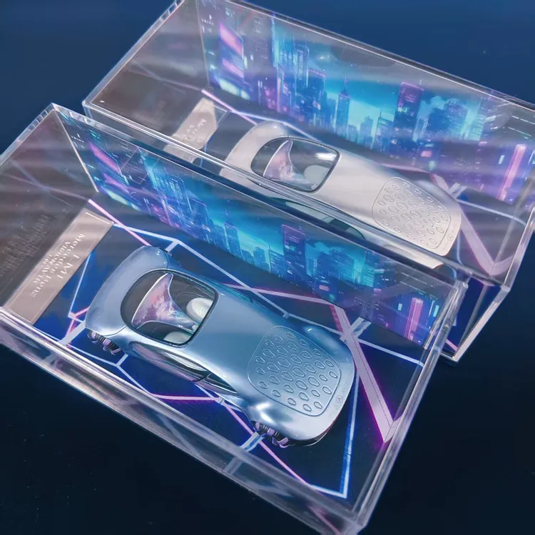 乐漫坊1:64奔驰阿凡达两色仿真金属汽车模型