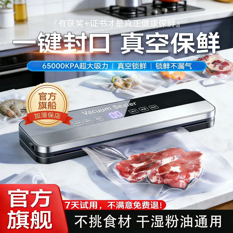 抽真空封口机家用小型真空机腊肉腊肠包装机塑封封口保鲜机