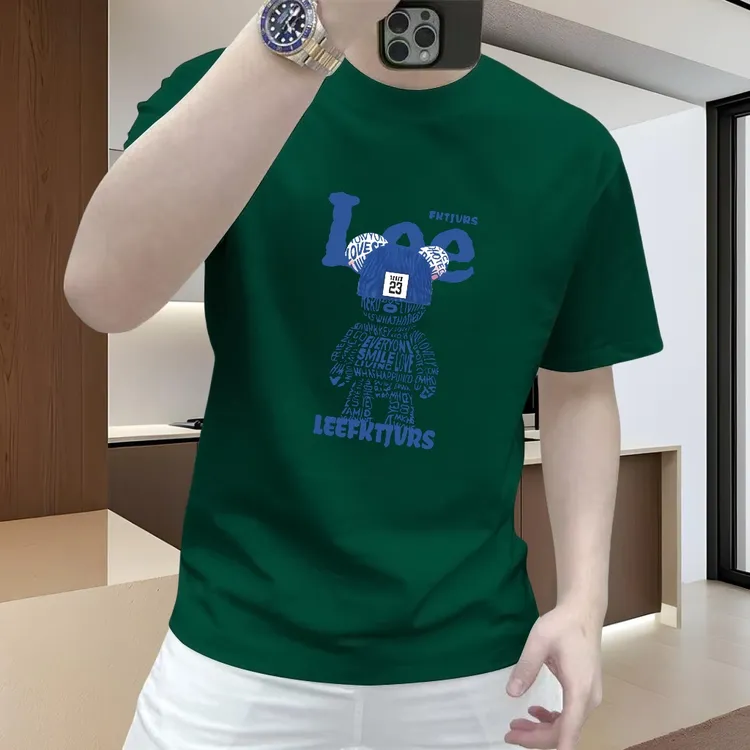 纯棉短袖T恤男士帅气男装夏季百搭半袖t恤男士高档穿搭体恤衫休闲