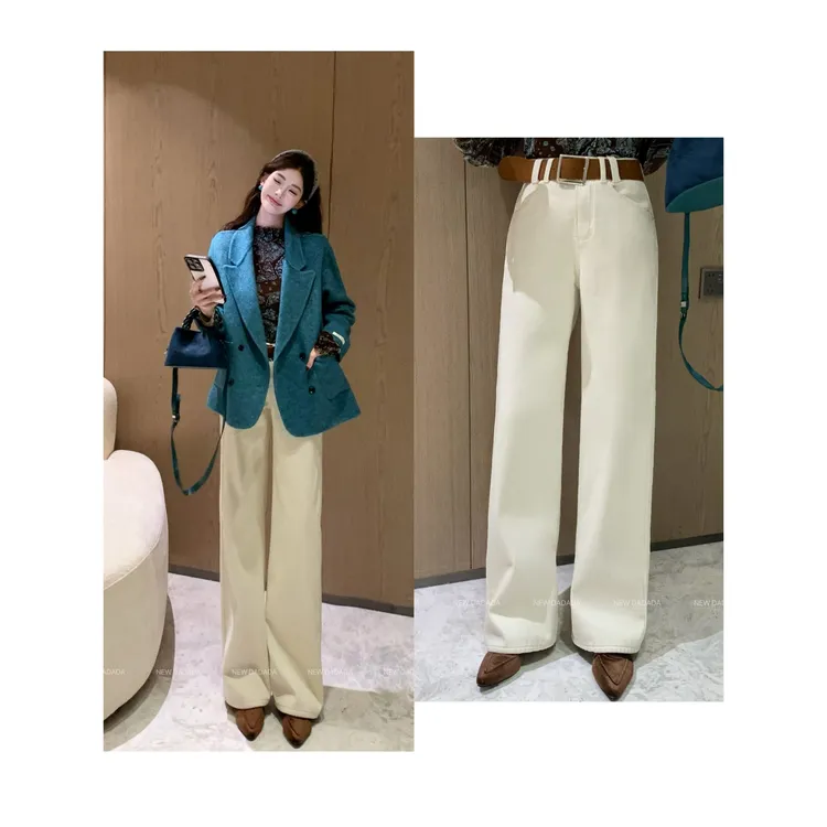 利达 NEW DADADA 2025新款显瘦裤子潮流百搭时尚牛仔裤DDM2455