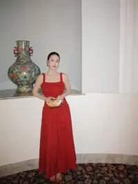【内购】澳洲亚麻法式连衣裙    250173