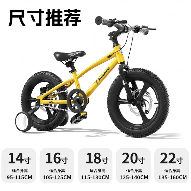 凤凰 瑞豹自行车3-6-8-10-12到15岁男女孩单车2025新款小孩礼物