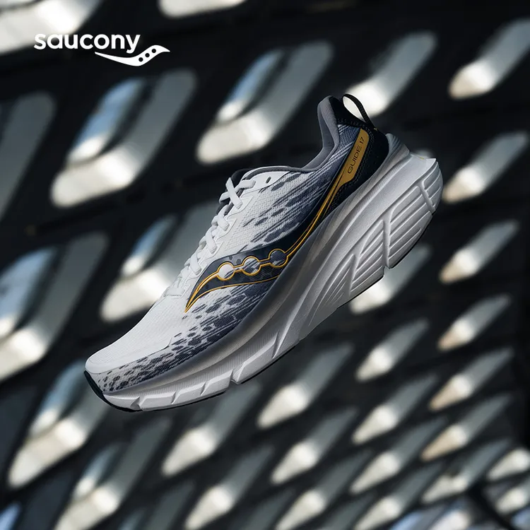 【彭于晏同款】Saucony索康尼GUIDE17向导17稳定支撑跑鞋减震运动鞋