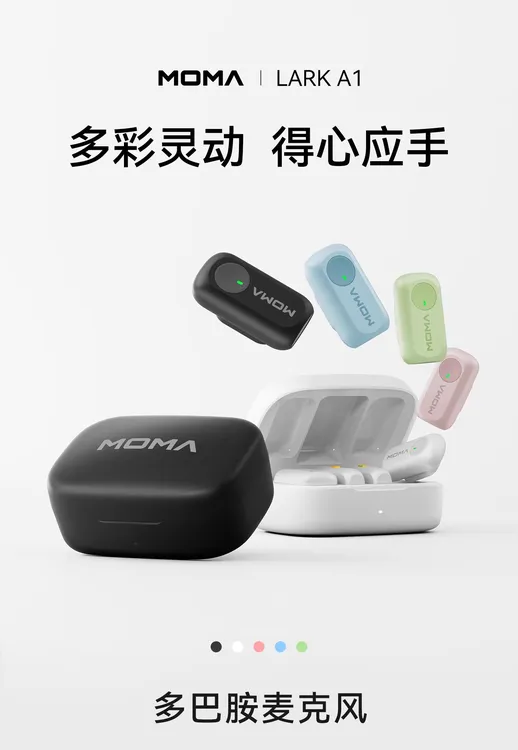 猛犸A1一拖二TYPEC版降噪领夹麦带仓