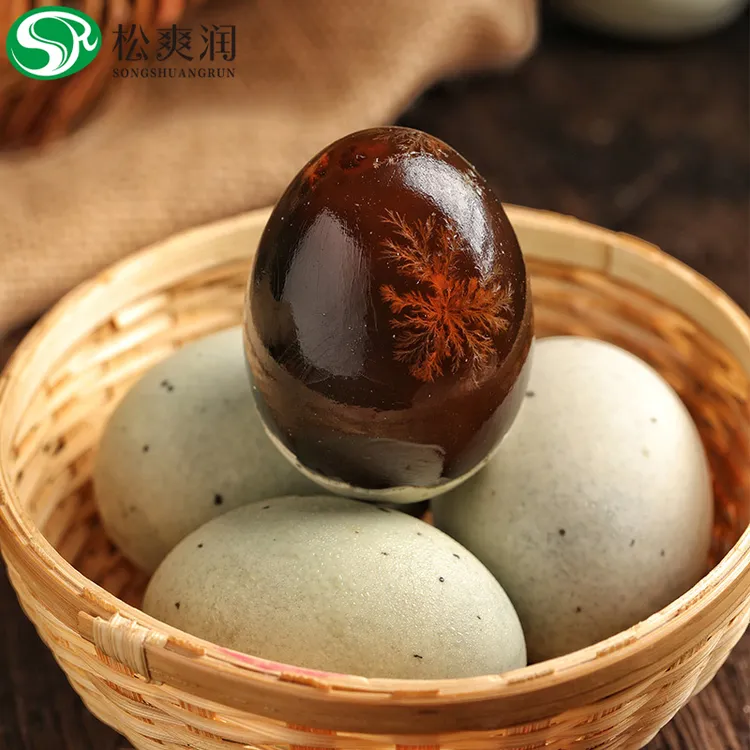 松爽润【到手16枚】正宗农家无铅工艺腌制溏心松花皮蛋破损包赔