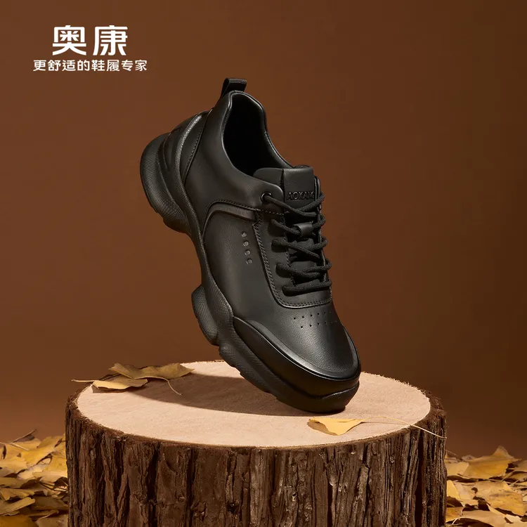 奥康秋季新款时尚休闲鞋皮鞋