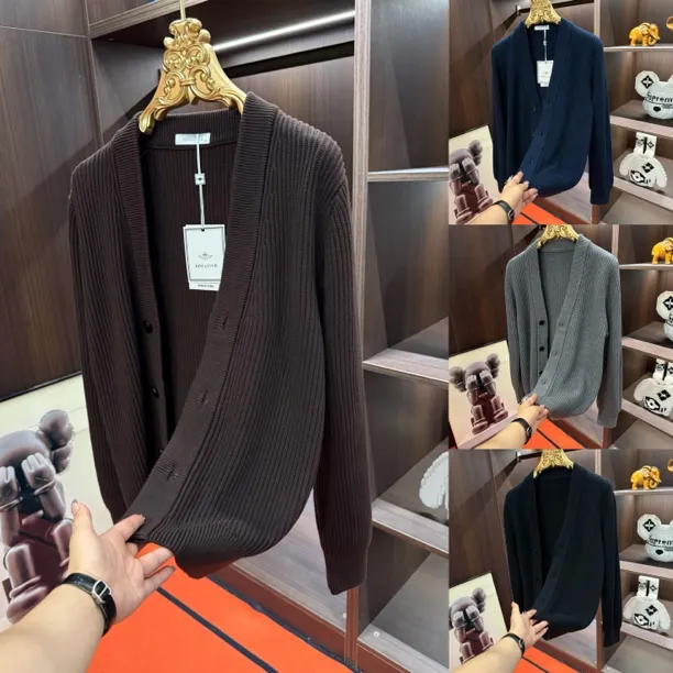 「星漓轻奢出品」6652/XINGLI/2025/高端欧货无领针织开衫