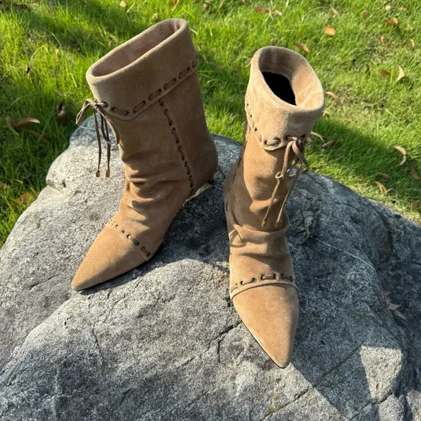 时尚软底黑色秋季女靴高筒中筒显瘦新款瘦瘦堆堆靴