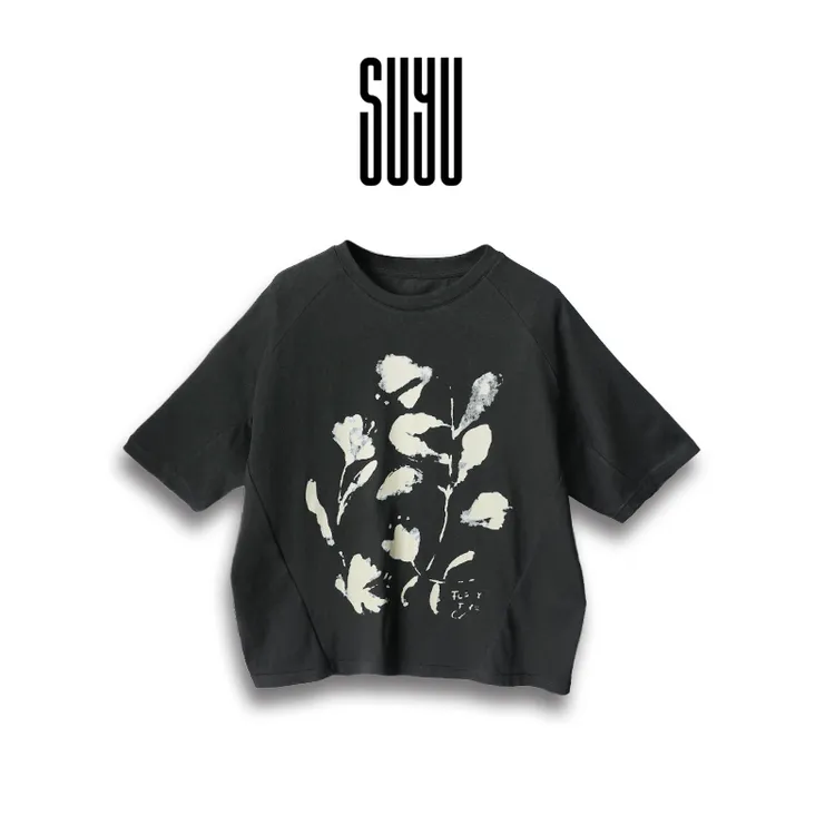 SUYU【百合】夏日凉爽百搭休闲时尚户外短袖吸湿高级感设计师